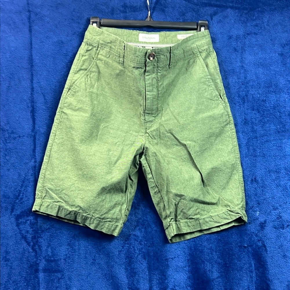 Good fellow & Co Linden Men’s Army Green Shorts 9" Inseam Size 28